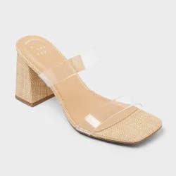 Women's Hattie Heels with Memory Foam Insole - A New Day™ Natural 9.5