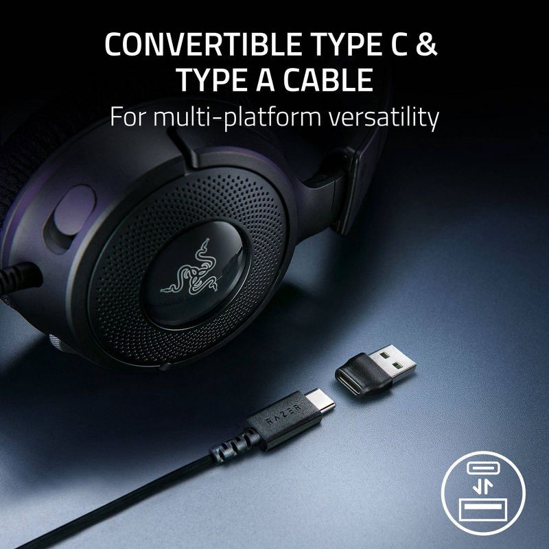 slide 6 of 10, Razer Kraken V4 X Gaming Headset, 1 ct