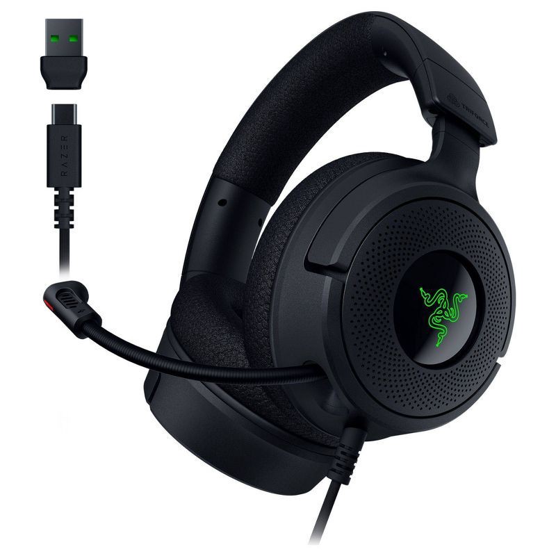 slide 1 of 10, Razer Kraken V4 X Gaming Headset, 1 ct