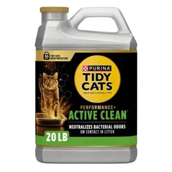 Tidy Cats Performance Plus Active Clean Scented Clumping Multi Cat Litter - 20lbs