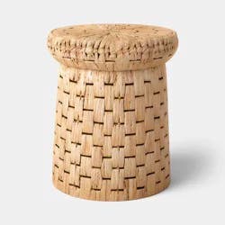 Water Hyacinth Woven Side Table Natural - Threshold™