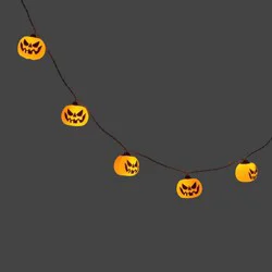 20ct Halloween LED Plastic Pumpkin Novelty String Light - Hyde and EEK! Boutique™