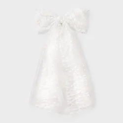 Lace Double Bow Barrette - A New Day™ Ivory