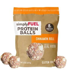 simplyFUEL Cinnamon Roll Protein Balls - 8g Protein - 8oz