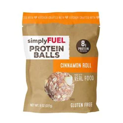 simplyFUEL Cinnamon Roll Whey Protein Balls - 8g Protein - 8oz