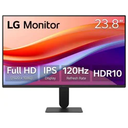 LG Electronics LG 24U411A-B.AUSQ 24" IPS FHD (1920 x 1080) 120Hz HDR 10 Monitor with Slim Stand