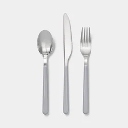3pc Flatware Gray - Room Essentials™