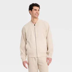 Men's Bomber Jackets - Goodfellow & Co™ Cream L