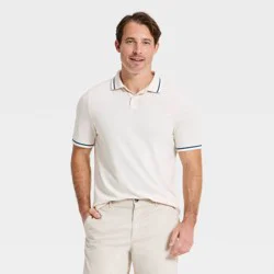 Men's Every Wear Polo Shirt - Goodfellow & Co™ Cream L