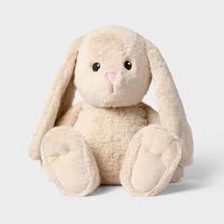 18" Jumbo Tan Bunny Stuffed Animal - Gigglescape™