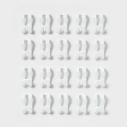 20pk Hanger Connector Hooks - Brightroom™