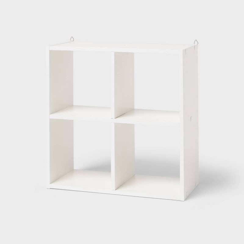 slide 1 of 4, 6" 4 Cube Mini Organizer White - Brightroom™, 1 ct