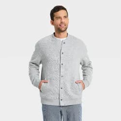 Men's Vintage Zip-Up Sweatshirt - Goodfellow & Co™ Gray
