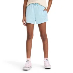 Converse® Girls' French Terry Pull-On Shorts - Light Blue S
