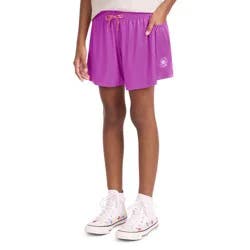 Converse® Girls' Dri-Fit Side Pocket Pull-On Shorts - Purple XL