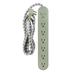 6' 6 Outlet Surge NON USB Green - Heyday™