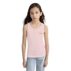 Levi's® Girls' Cherry Embroidered Tank Top - Coral Pink XL