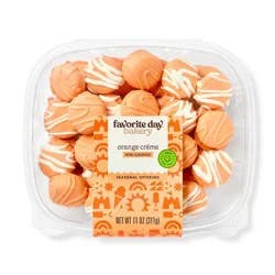 Orange Creme Mini Cookies - 11oz - Favorite Day™