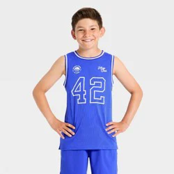 Boys' 4th of July Tank Top - All In Motion™ Royal Blue XS