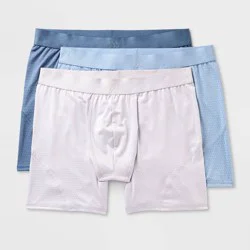 Men's 3pk Performance Underwear - All In Motion™ Blue S