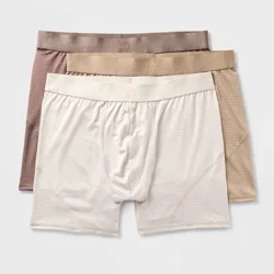 Men's 3pk Performance Underwear - All In Motion™ Brown XL