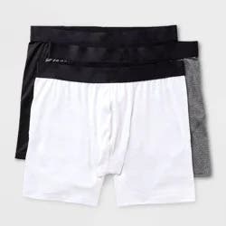 Men's 3pk Performance Underwear - All In Motion™ Black/White/Gray L