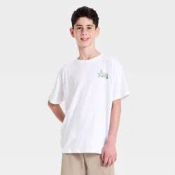 Boys' Active Cotton T-Shirt - All In Motion™ True White S