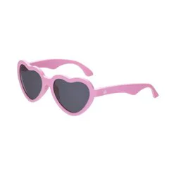 Little Suns by Babiators Rubber Heart Sunglasses - Pink: Maximum UV Protection, One Size Fits Most