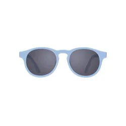 Babiators Rubber Round Keyhole Sunglasses - Light Blue: Maximum UV Protection, One Size Fits Most