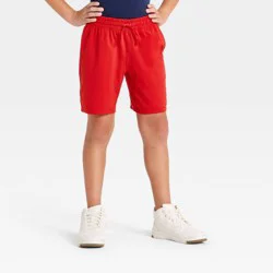 Boys' Soft Stretch Shorts - All In Motion™ Red L