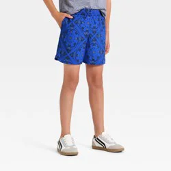 Boys' Seersucker Shorts - All In Motion™ Royal Blue XS