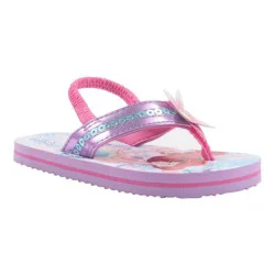 Disney Princess Girls' The Little Mermaid Flip Flop Sandals - Purple 9T-10T