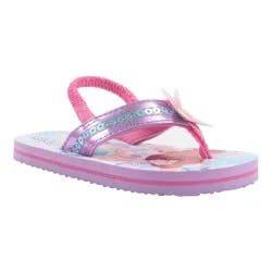 Disney Princess Girls' The Little Mermaid Flip Flop Sandals - Purple 11T-12T