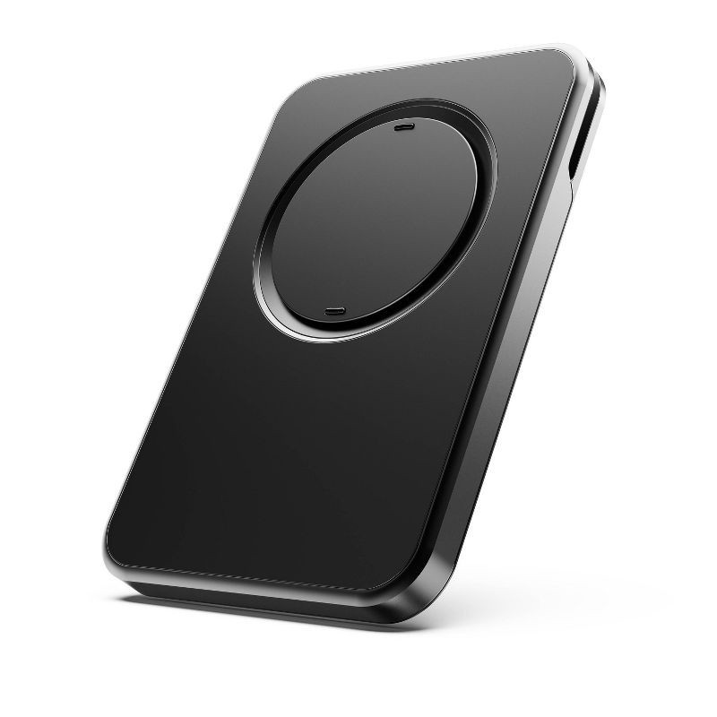 slide 1 of 9, ohsnap! SnapGrip MagSafe wallet that holds 1-8 cards - Black, 1 ct