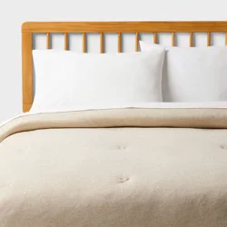 Twin/Twin XL Jersey Comforter Ivory for Dorm - Room Essentials™