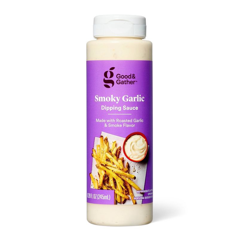 slide 1 of 5, Smoky Garlic Dipping Sauce - 8.28 fl oz - Good & Gather™, 8.28 fl oz