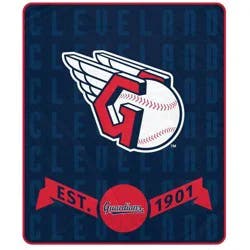 MLB Banner Icon Ultra Cozy Blanket - Cleveland Guardians