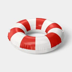 48" Tube with Handles Cabana Red White Inner Tube - Sun Squad™ Red