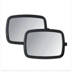 Munchkin Baby Car Mirror for Rear Facing Car Seats, Pivot 360 Baby In-Sight Adjustable Auto Mirrors - Black - 2pk