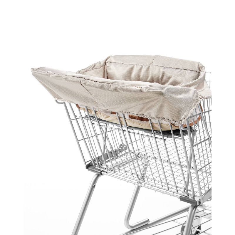 slide 1 of 6, Skip Hop Baby High Chair Cover & Shopping Cart Cover - Oat, 1 ct