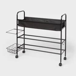 Sports Storage Multipurpose Rolling Cart Black - Brightroom™