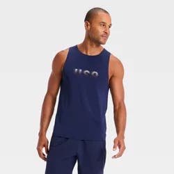 Men's Elevated Run Tank Top - All In Motion™ Navy Blue XL