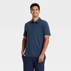 Men's Jersey Polo Shirt - All in Motion™ Blue S