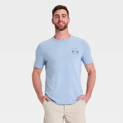 Men's Cotton Graphic T-Shirt - All In Motion™ Grit Gray XXL