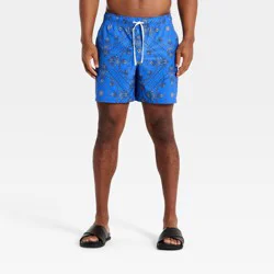 Men's Woven Hybrid Shorts - All In Motion™ Blue S