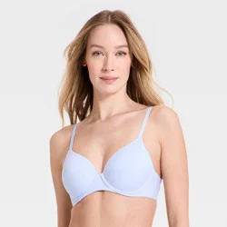 Women's Lightly Lined Full Coverage Bra -Auden™ Light Blue 36D