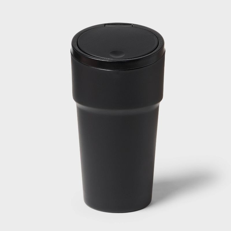 slide 1 of 3, Car Trash Can With Lid Black - Brightroom™, 1 ct