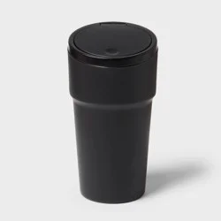 Car Trash Can With Lid Black - Brightroom™