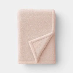50"x70" Heathered Comfort Plush Throw Pink - Room Essentials™
