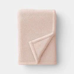 50"x70" Heathered Comfort Plush Throw Pink - Room Essentials™